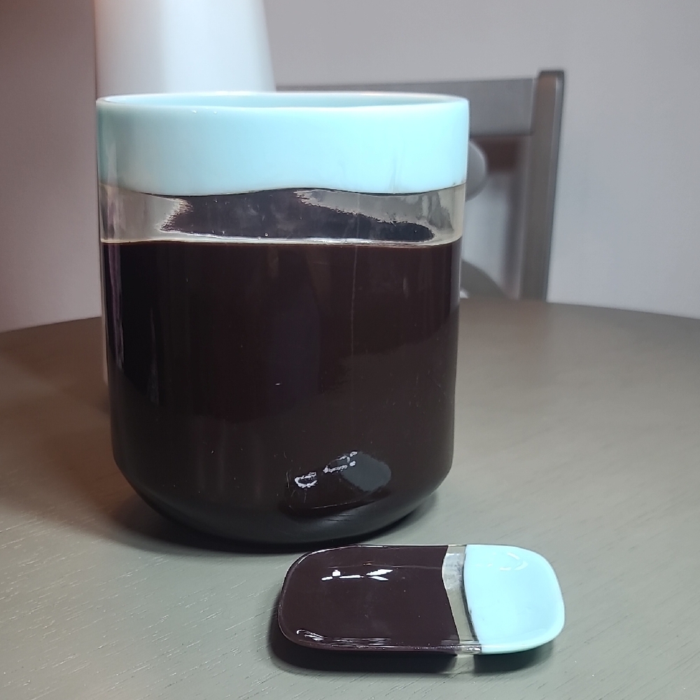 Lucite Like Trash Can And Matching Soap Dish